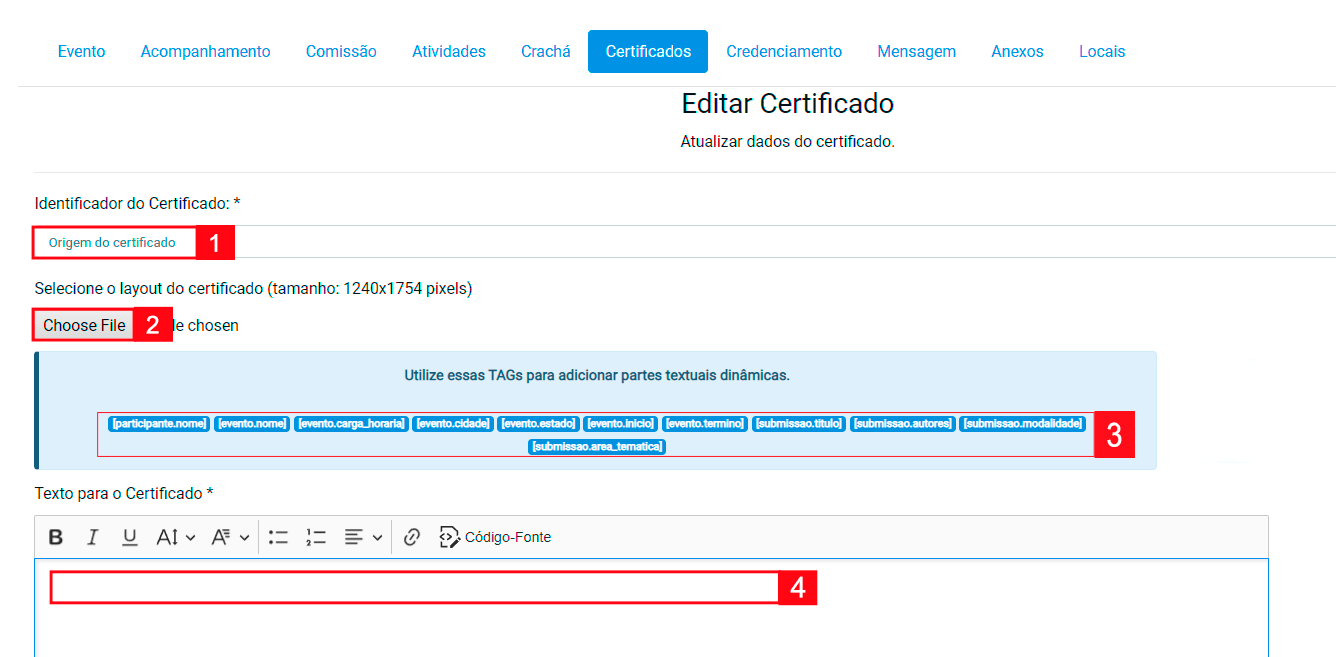 Preencher Dados Personalizado Para trabalho